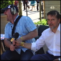 Shane O'Connor meets Raymond Le Blanc at The Chelsea Flower Show